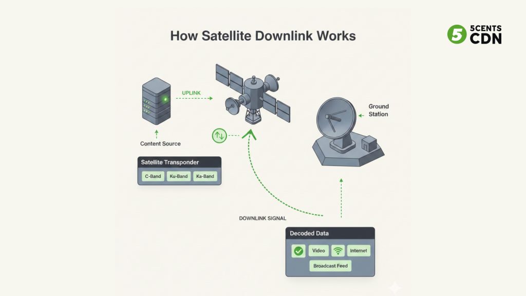How Satellite Downlink Works