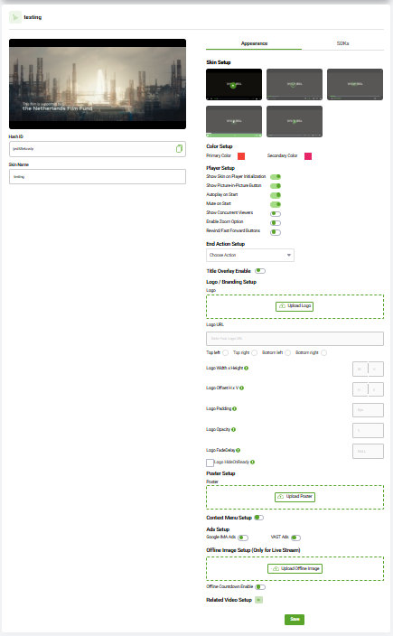 Video Player Overview