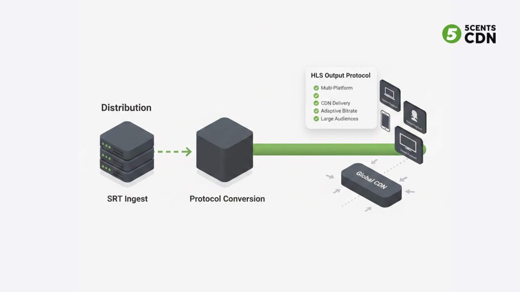 Supported Output Protocol: HLS
